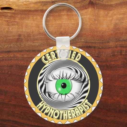 ZERTIFIZIERTES HYPNOTHERAPIELOGO SCHLÜSSELANHÄNGER (Vorderseite)