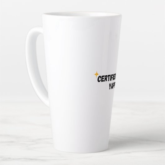 Zertifiziertes Japper | Gen-Z Funny Graphic T-Shir Milchtasse (Linke Ecke)