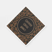 Zertifiziertes Kaffeedokument Serviette (Ecke)