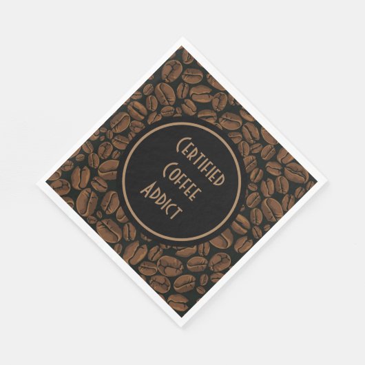 Zertifiziertes Kaffeedokument Serviette (Ecke)