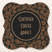 Zertifiziertes Kaffeedokument Untersetzer (Vorderseite)