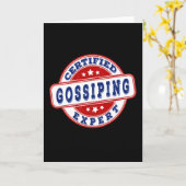 Zertifiziertes Klatschexperten-Siegel Karte (Gelbe Blume)