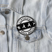 Zertifiziertes Ninja Skills Funny Abzeichen für Ga Button (Beispiel)