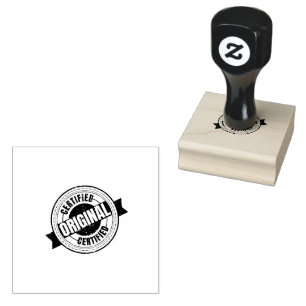 ZERTIFIZIERTES ORIGINAL Impressionen Dokument Jet  Gummistempel