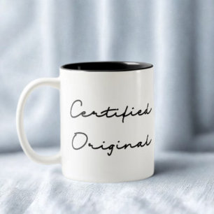 Zertifiziertes Originalangebot Zweifarbige Tasse