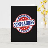 Zertifiziertes Siegel für beschwerende Experten Karte (Gelbe Blume)