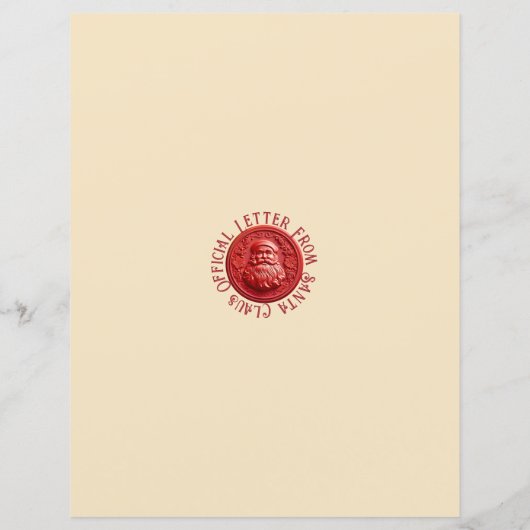 Zertifizierung der Santa's Nice Liste (Rückseite)