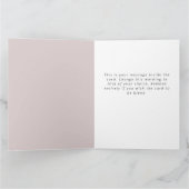 Zertifizierungskarte für Long Service Award Karte (Innenseite)