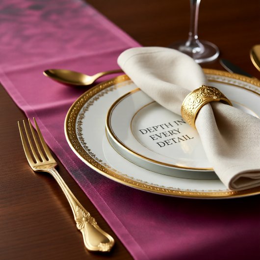 Zertretene Blüte Großer Tischläufer