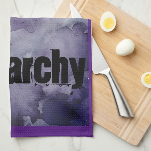 Zertrümmern der Patriarchy Geschirrtuch (Viertel Falte)