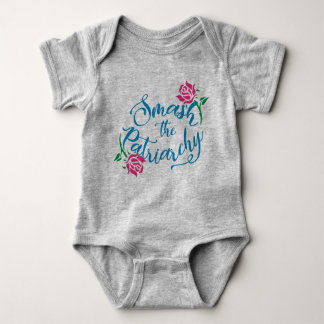 Zertrümmern der Patriarchybabybodysuit Baby Strampler