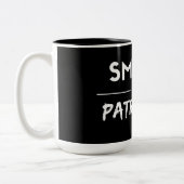 Zertrümmern die Patriarchy-Tasse Zweifarbige Tasse (Links)