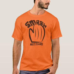 Zertrümmern-Handschuh-Volleyball T-Shirt