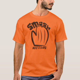 Zertrümmern-Handschuh-Volleyball T-Shirt