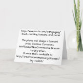 Zertrümmern-Zweiheits-Geschlecht Karte (Rückseite)