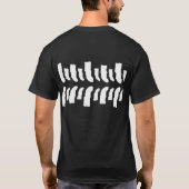 Zertrümmertes Shirt mit Bogger Bahn (Rückseite)