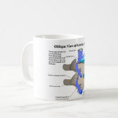 Zervikaler Wirbel der menschlichen Wirbelsäule Kaffeetasse (Vorderseite Links)