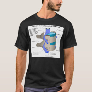Zervikaler Wirbel der menschlichen Wirbelsäule T-Shirt