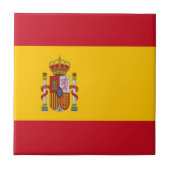 zES001 SPANISH FLAG, Spanien, Fliese (Vorderseite)