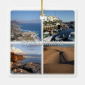 zES005 GRAN CANARIA, Kanarische Inseln, Spanien, Keramikornament (Rückseite)