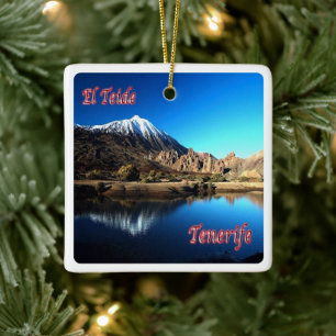 zES006 EL TEIDE Teneriffa Spanien, Keramikornament