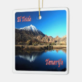 zES006 EL TEIDE Teneriffa Spanien, Keramikornament (Links)