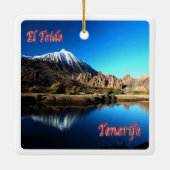 zES006 EL TEIDE Teneriffa Spanien, Keramikornament (Rückseite)