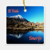 zES006 EL TEIDE Teneriffa Spanien, Keramikornament (Vorderseite)