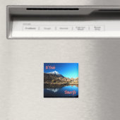 zES006 EL TEIDE Teneriffa Spanien, Kühlschrank Magnet (In Situ (Geschirrspüler))