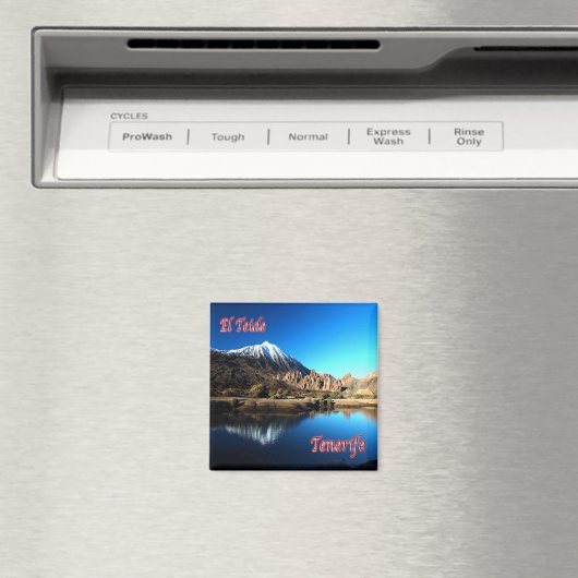 zES006 EL TEIDE Teneriffa Spanien, Kühlschrank Magnet (In Situ (Geschirrspüler))