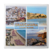 zES008 LAS PALMAS Gran Canaria, Fliese (Vorderseite)