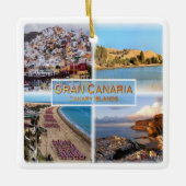 zES008 LAS PALMAS Gran Canaria, Keramikornament (Vorderseite)