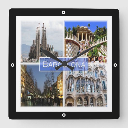 zES010 BARCELONA, Spanien, Europa, Uhr (Vorderseite)