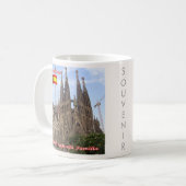 zES013 BARCELONA Basilica Sagrada Familia, Kaffeetasse (Vorderseite Links)
