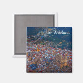 zES019 ANDALUCIA JAÉN Spanien, Kühlschrank Magnet (Vorderseite/Rückseite)