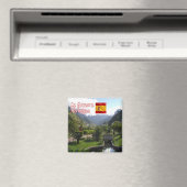 zES025 LA GOMERA Culato Park Hermigua, Kühlschrank Magnet (In Situ (Geschirrspüler))