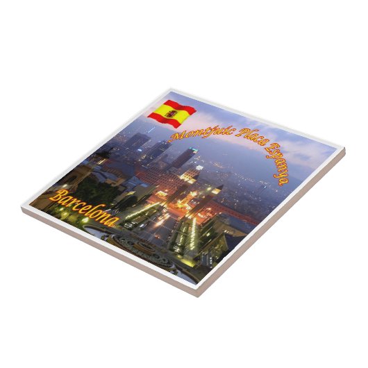 zES026 BARCELONA Parlament Katalonien Fliese (Seite)