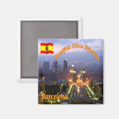 zES026 BARCELONA Parlament Katalonien Magnet (Vorderseite/Rückseite)