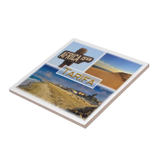 zES027 TARIFA - 15,oo km Afrika, Fliese (Seite)