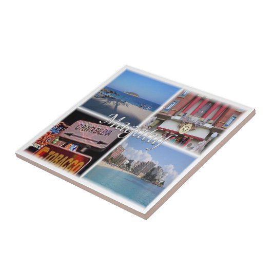 zES034 MAGALUF Mallorca Spanien, Fliese (Seite)