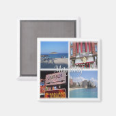 zES034 MAGALUF Mallorca Spanien, Kühlschrank Magnet (Vorderseite/Rückseite)