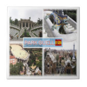 zES037 PARK GUELL BARCELONA, Fliese (Vorderseite)