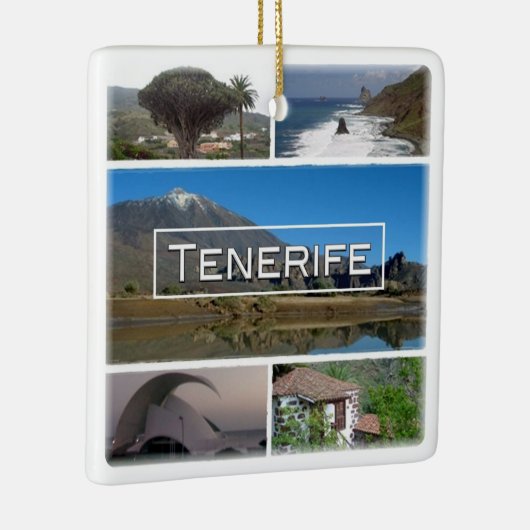 zES045 TENERIFE, Kanarische Inseln, Spanien, Keramikornament (Rechts)