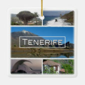 zES045 TENERIFE, Kanarische Inseln, Spanien, Keramikornament (Rückseite)