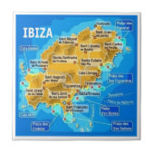 zES053 EIVISSA, Karte, Fliese (Vorderseite)