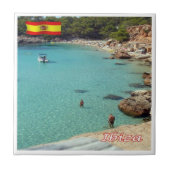 zES055 EIVISSA The Beach, Spanien, Fliese (Vorderseite)