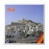 zES058 EIVISSA Stadt, Spanien, Fliese (Vorderseite)