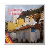 zES076 LA GOMERA SAN SEBASTIAN, Spanien, Fliese (Vorderseite)