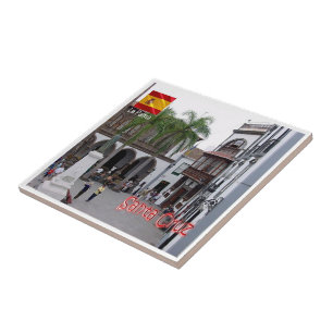 zES077 LA PALMA, SANTA CRUZ, Plaza de España, Fliese