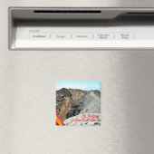 zES081 LA PALMA, VOLCAN SAN ANTONIO, Spanien, Kühl Magnet (In Situ (Geschirrspüler))